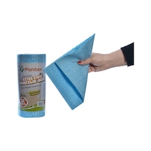 Ponitex Süper Emici Perforeli Pratik Hassas Temizlik Bezi Mavi 50 Yaprak 25 x 30 CM