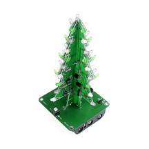 Pazly Dıy Renkli Kolay Yapım Led Işık Müzikli Noel Ağacı Yeşil Dekor