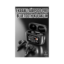 Yeni Nesil Bluetooth Kulaklık Ekranlı Yüksek Ses Kaliteli Uzun Şarj Süreli