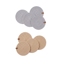 Garbalia 4'lü Bardak Altlığı 12 Cm 3 Adet Çok Renkli