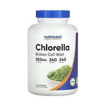 Nutricost, Chlorella, 500 Mg, 240 Capsul.usa Menşei.4138