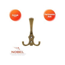 Ri Ko Portmanto Askısı, Metal Vestiyer Askısı, 16 Gr, Dolap Ve Duvar Askılığı, Anti K Sari Vidalı