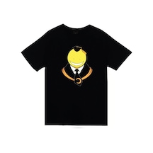 Stoned&Fame Assassination Classroom Koro Sensei Baskılı T-shirt SIYAH Siyah
