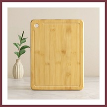 Storeşahin Bambu Kesme Tahtası 24x34x1.8 Cm Shn0720