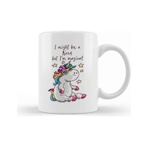 I May Be A Nerd But Im Magical Unicorn Pixel Art Kupa Bardak Porselen Karışık