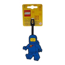 Lego Spaceman Silicone Bag Tag - Blue 53482