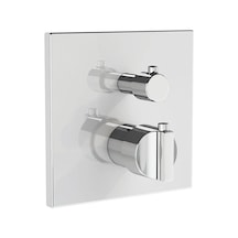 VitrA A42874 Suit Termostatik V-box Sıva Üstü Grubu Ankastre Banyo Bataryası Krom