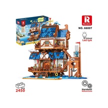 Reobrix Technic 66007 Balıkçı Evi Yaratıcı Yapı Blok Seti Building Blocks Fishing Store -2450 Parça