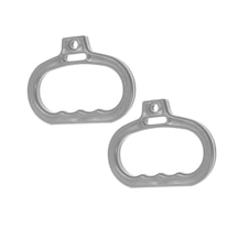 Microcase Ergonomik Çok Amaçlı Taşıma Ve Destek Tutacağı Kaydırmaz Güçlü Kavrama Aparatı Spor, Alışveriş Ve Endüstriyel Kullanıma Uygun 2 Adet - Al5876 Gri
