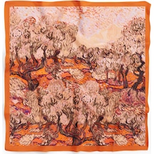 Olive Sunset Desen Bandana/fular Çok Renkli