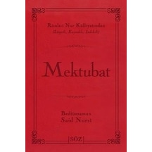 Mektubat B.Boy 2 Renk - Bediüzzaman Said Nursi - Söz Basım Yayın