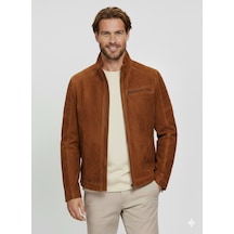 Jack & Jones Jjerocky Erkek Pu Deri Mont Falcon Taba Kahve Süet 12147218 Çok Renkli