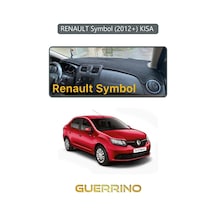 Renault Symbol 2012+ Kısa Torpido Koruma Halısı Gri Kenar