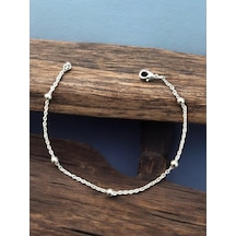 Feron Accessories Gümüş Renk Boncuklu Bileklik Gold