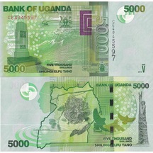 Uganda 2019 Yılı 5000 Shillings Yabancı Kağıt Para Çil Unc Koleksiyon Para