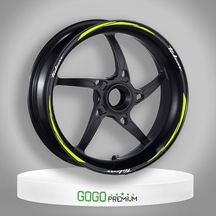 Florasan Sarı Bajaj Pulsar Uyumlu 1 Set Jant Şeridi