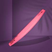 Staleks Giydirmeli Zımpara Tabanı Plastik Yarımay Pembe