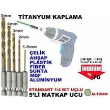 Titanyum Çelik Matkap için Delme Uç Bits Seti Altıgen Çelik Ahşap