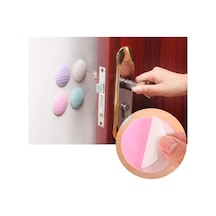 Çok Amaçlı Silikon Kapı Duvar Koruyucu Tampon - 4lü Paket Çok Renkli