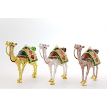 Tekli Deve Figürü Biblo Karışık Renk