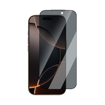 Apple Uyumlu   iPhone 17 Pro Caseworld Applicator Serisi 2.5d Eyesafe Teknolojili 0.33mm Privacy Ekran Koruyucu