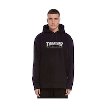 Thrasher Magazine Baskılı Siyah Erkek Örme Kapşonlu Sweatshirt (531051244) Thrasher Magazine Baskılı Siyah Erkek Örme Kapşonlu Sweatshirt (531051244)