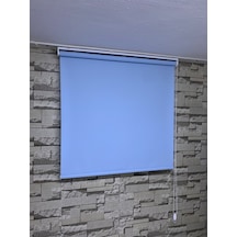 Mavi Renk Mat Stor Perde Alüminyum Kasa Tüm Ölçülerde