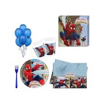 Spiderman Partisi Örümcek Adam Doğumgünü 24 Kişilik 12 Parça