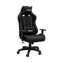 XTroy Rock Model Kumaş Oyuncu Koltuğu Siyah