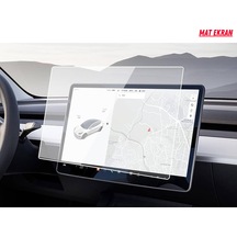 Tesla Model 3 Ve Model Y Navigasyon Ve Multimedya Uyumlu Mat Ekran Koruyucu