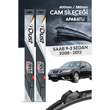 Saab 9-3 Sedan 2008-2012 Uyumlu Silecek Takımı 600mm/580mm S7
