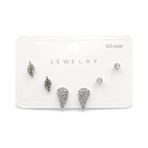 Jenerik Çoklu Taşlı Küpe - Gümüş 27757766