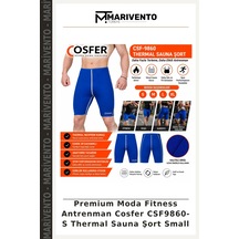 Premium Moda Fitness Antrenman Cosfer Csf9860- S Thermal Sauna Şort Small Çok Renkli