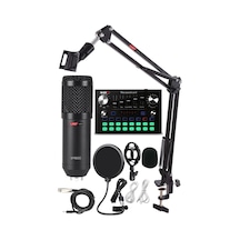 Lastvoice Bm800 Live Plus Set Efektli Ses Kartı Mikrofon Stand Ka