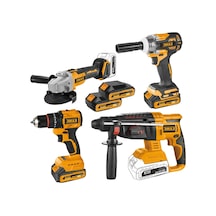 Dmax 4'lü Set, 21v 4.0 Ah Brushless Avantajlı Combo Set