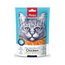 Wanpy Chicken Jerky Strips Kedi Ödülü 80 Gr