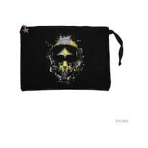 Solo Türk Dark Pilot Siyah Clutch Astarlı Cüzdan / El Çantası