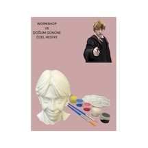 3d Ron Weasley Harry Potter Figür Boyama Seti - Kendin Boya Hobi Ve Etkinlik Seti - Akrilik Boya + 2 Fırça