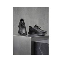 Crc Ayakkabı Crc Erkek Günlük Rahat Hakiki Deri Sneaker Ayakkabı Eva Taban Ortopedik Taban Siyah