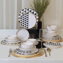 Trigon Yemek Takımı 24 Parça 6 Kişilik 18765-67 Açık