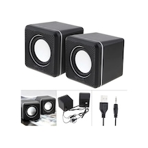 Pc Usb Mini Speaker 1+1 Hoparlör Ses Sistemi Platoon Pl-4085