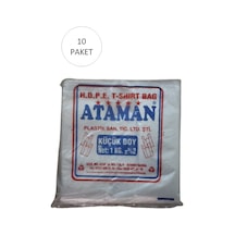 Kalın Şeffaf Atlet Poşet Küçük Boy 25x33 Cm 1 Kg 10 Paket-takriben 1,700 Adet
