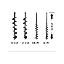Balatlı Toprak Burgu Ucu 10 Cm