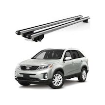 Kanca Kia Sorento 2010-2015 Uyumlu Gri Kilitli Ara Atkı 120cm Port Bagaj Tavan Barı