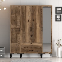 Variant Kumsal 4 Kapılı Ptr Gardrop - Ceviz / Ceviz