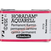Schmincke : Horadam Aquarell Artist Sulu Boya : Tam Tablet : Seri 3 353 Permanent Carmine