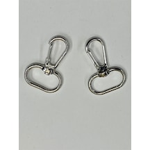 Karantuhafiye Çanta Kancası / Yaylı Model/ 2 Li Set Gümüş Gümüş