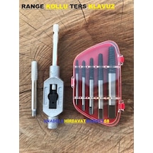 Range Kollu 5 Parça Ters Kilavuz Seti Pafta Klavuz Takimi