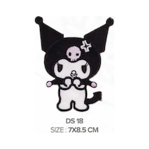 Ütü İle Yapışan Arma Patch-yama Kuromi Figür 7x8,5 Cm 1 Adet - 838564196
