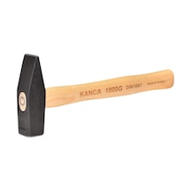 Kanca Özel Isıl İşlemli Ergonomik Ahşap Saplı Dövme Çelik Çekiçi, 1000gr